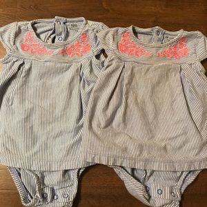 Twin girl onesies